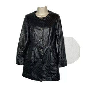 3/$150 Chapter One Coat Jacket 4 Button Quilted